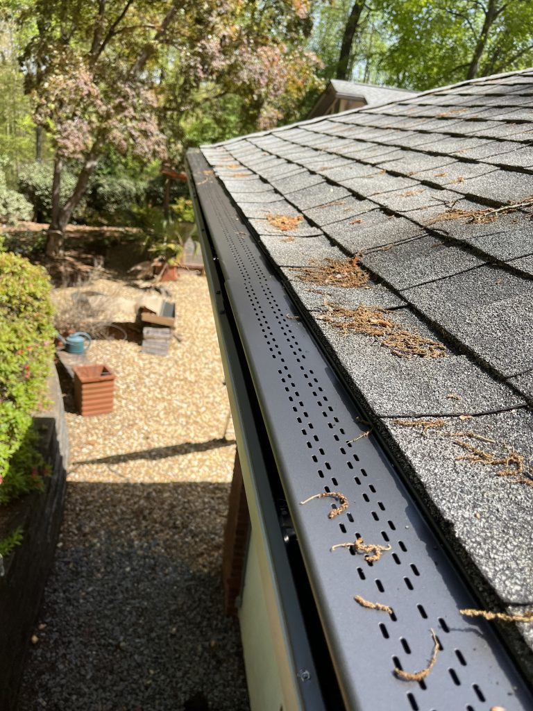 Knight Roofing and Gutters services homes in Northeast Georgia providing roof repairs, roof replacements, fascia repairs, gutter repairs, gutter replacements, gutter cleanings, and gutter cover installations.